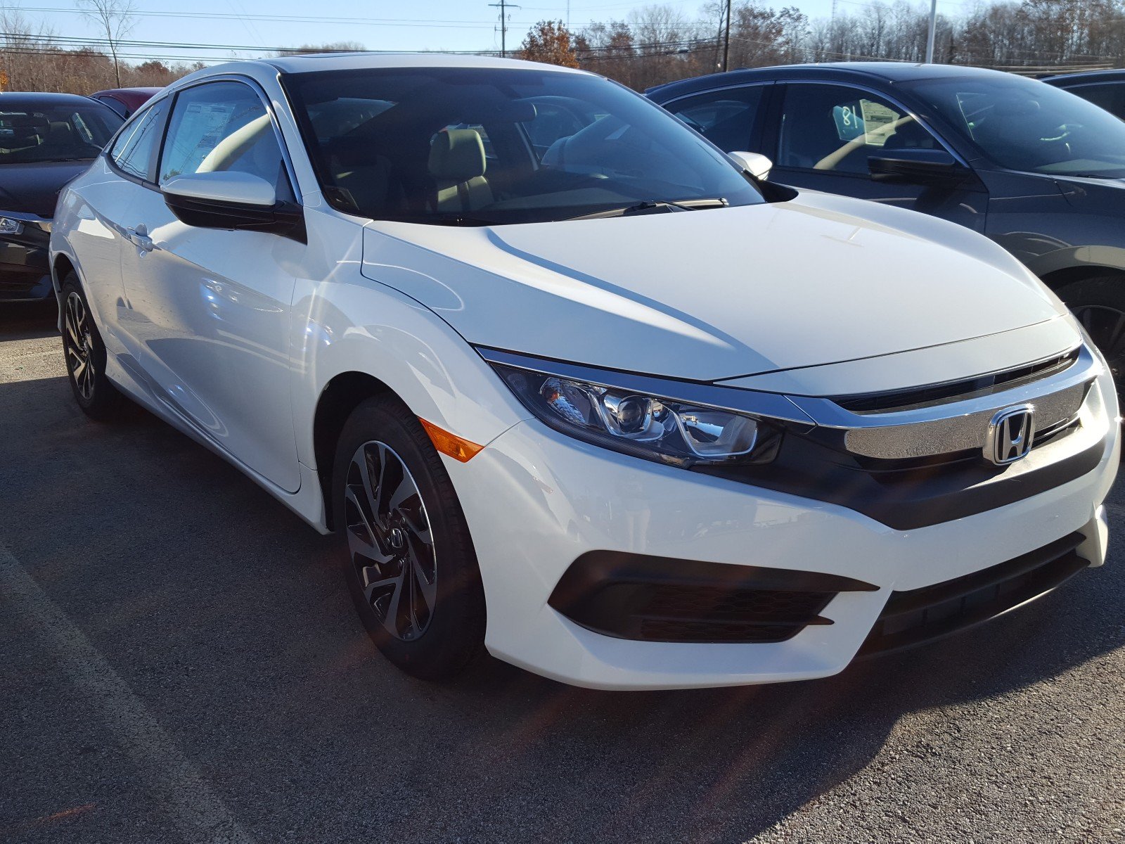 New 2018 Honda Civic Coupe LX-P CVT 2dr Car in Erie #HA2414 | Bianchi Honda